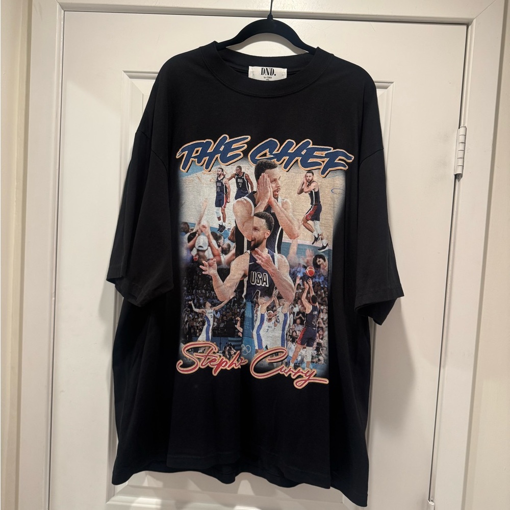 DND by Ferris Steph Curry Black Graphic Tee